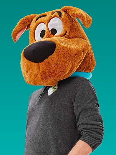 Cabeça Capacete/Máscara Scooby Doo Pelúcia Luxo Cabeça Capacete/Máscara Scooby Doo Pelúcia Luxo
