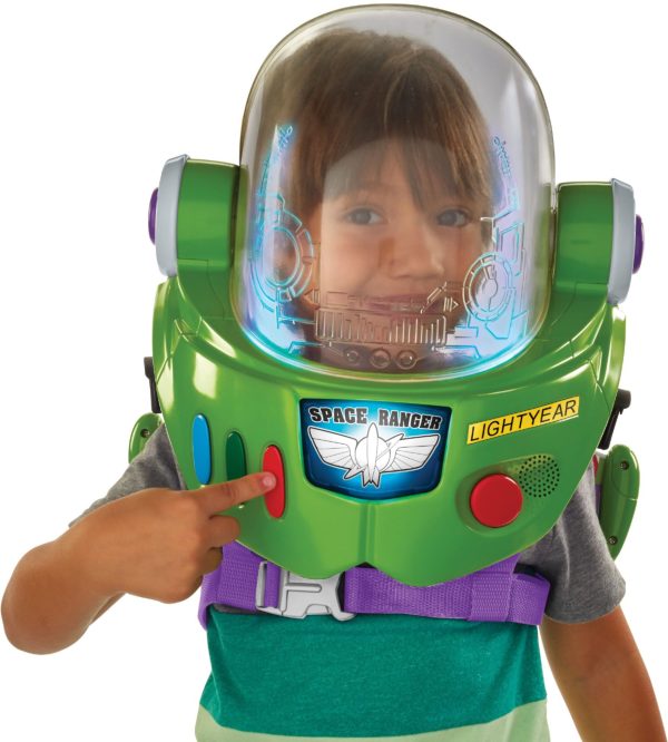 Capacete Armadura Eletrônico Infantil Toy Story Buzz Lightyear Completo Capacete Armadura Eletrônico Infantil Toy Story Buzz Lightyear Completo