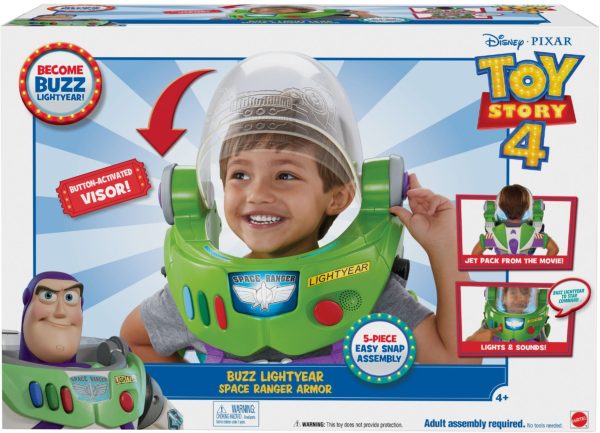 Capacete Armadura Eletrônico Infantil Toy Story Buzz Lightyear Completo Capacete Armadura Eletrônico Infantil Toy Story Buzz Lightyear Completo