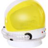 Capacete Astronauta Infantil Luxo Amarelo