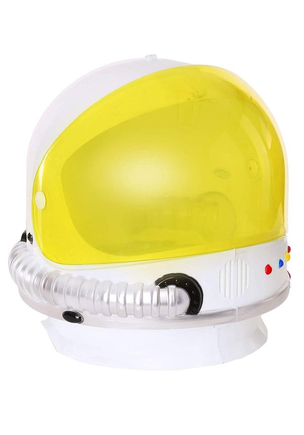 Capacete Astronauta Infantil Luxo Amarelo Capacete Astronauta Infantil Luxo Amarelo