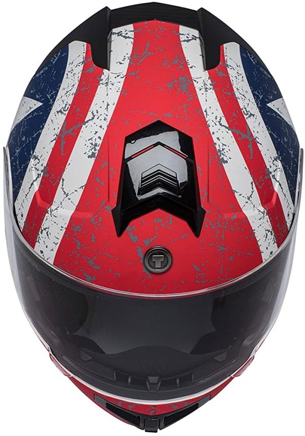 Capacete do Capitão América Motoqueiro Capacete do Capitão América Motoqueiro