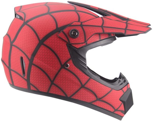 Capacete do Homem Aranha Motoqueiro Motocross Capacete do Homem Aranha Motoqueiro Motocross