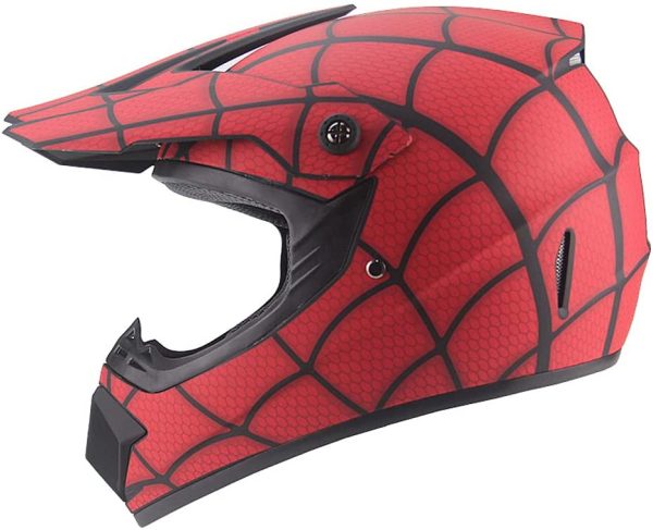 Capacete do Homem Aranha Motoqueiro Motocross Capacete do Homem Aranha Motoqueiro Motocross