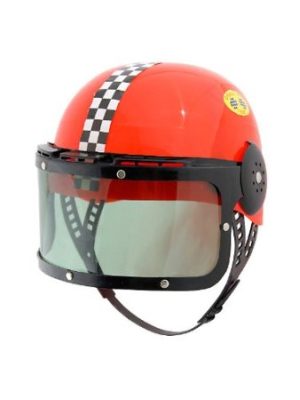 Capacete Piloto de Corrida Hot Wheels Vermelho Luxo Capacete Piloto de Corrida Hot Wheels Vermelho Luxo