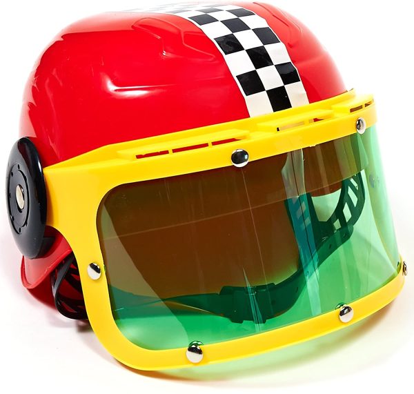Capacete Piloto de Corrida Hot Wheels Vermelho Capacete Piloto de Corrida Hot Wheels Vermelho