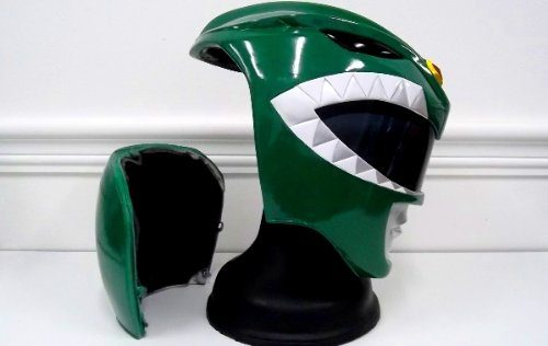 Capacete Power Rangers Verde Cosplay