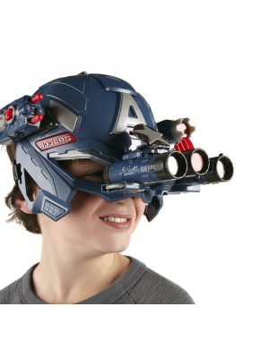 Capitão América Capacete com Luzes Soldado do Inverno Capitão América Capacete com Luzes Soldado do Inverno