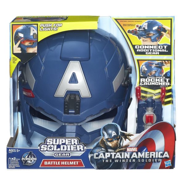 Capitão América Capacete e Binóculos soldado do Inverno Capitão América Capacete e Binóculos soldado do Inverno