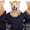 Máscara Pantera Realística Latex Luxo
