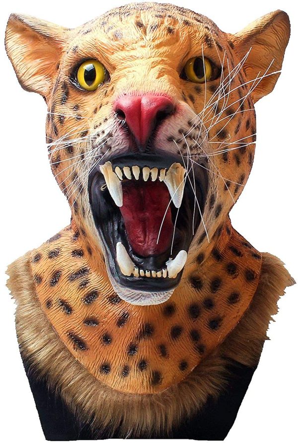 Máscara Pantera Realística Latex Luxo Máscara Pantera Realística Latex Luxo
