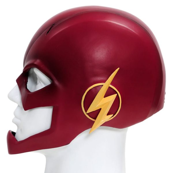 Máscara The Flash Cosplay Luxo Vermelho