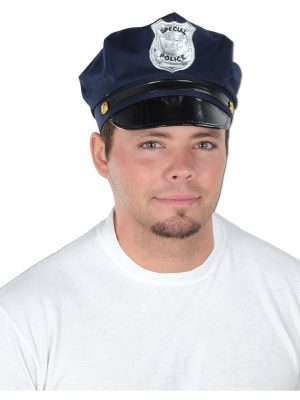 Chapéu Adulto de Policial Luxo