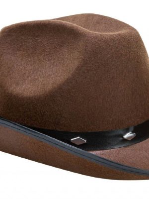 Chapéu de Cowboy Peão de Boiadeiro Marrom