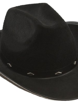 Chapéu de Cowboy Peão de Boiadeiro Preto