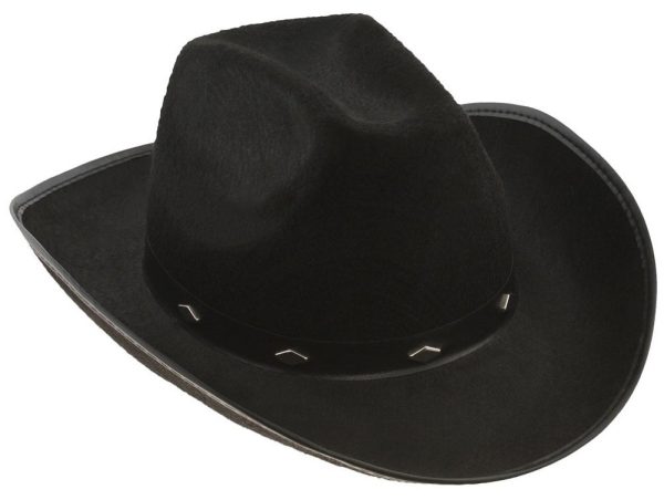 Chapéu de Cowboy Peão de Boiadeiro Preto Chapéu de Cowboy Peão de Boiadeiro Preto