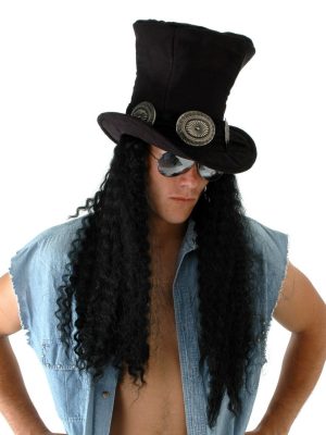 Chapéu de Guitarrista Slash Adulto Masculino