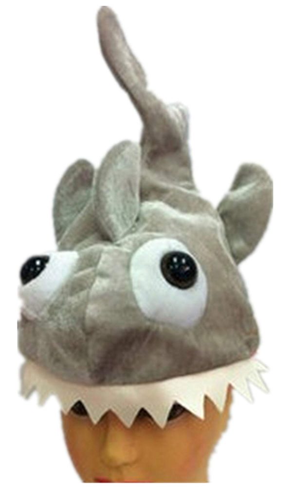 Chapéu Piranha Cinza Adulto Chapéu Piranha Cinza Adulto