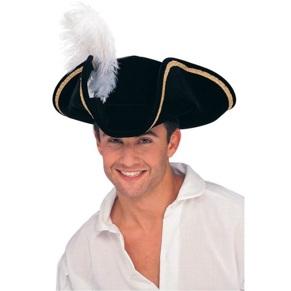 Chapéu Pirata Adulto Buccaneer Clássica Chapéu Pirata Adulto Buccaneer Clássica