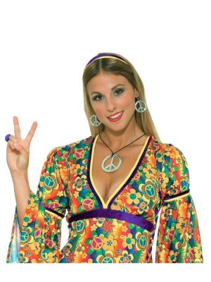 Colar e Brinco Hippie