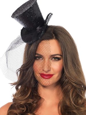 Tiara Chapéu Rainha de Copas Adulto Luxo Brilhante