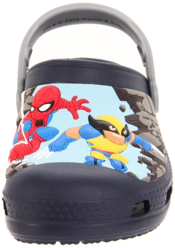 Sapato Crocs Infantil Esquadrão de Heróis Homem Aranha Hulk Woverine Sapato Crocs Infantil Esquadrão de Heróis Homem Aranha Hulk Woverine
