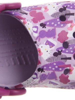 Sapato Crocs Infantil Hello Kitty Lilás