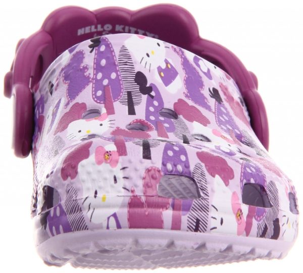 Sapato Crocs Infantil Hello Kitty Lilás