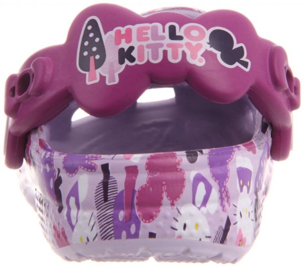 Sapato Crocs Infantil Hello Kitty Lilás