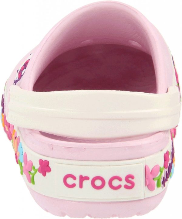 Sapato Crocs Infantil Hello Kitty Rosa e Branco