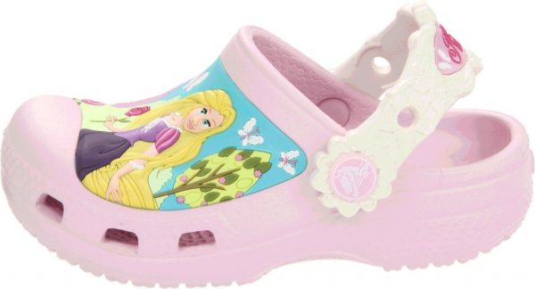 Sapato Crocs Infantil Princesas Rapunzel Bela e Aurora Disney Sapato Crocs Infantil Princesas Rapunzel Bela e Aurora Disney