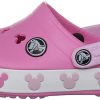 Sapato Crocs Infantil Rosa Mickey Mouse Disney