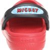 Sapato Crocs Infantil Vermelho Mickey e Pluto Disney