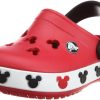 Sapato Crocs Infantil Vermelho Mickey Mouse Disney