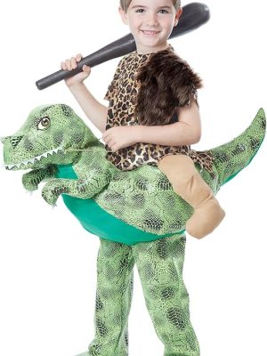 Fantasia Montar em Dinossauro T-Rex Infantil Fantasia Montar em Dinossauro T-Rex Infantil
