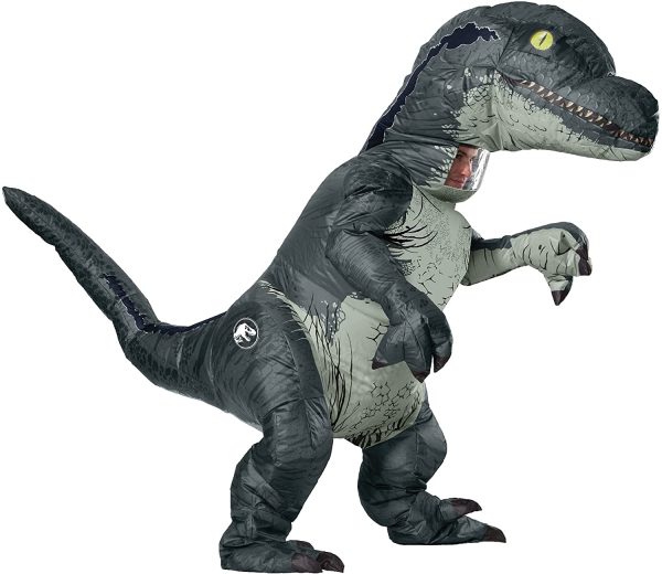 Fantasia Mundo Jurássico Reino Caído Velociraptor Adulto Inflável
