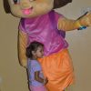 Fantasia Adulto Dora a Exploradora Mascote Luxo