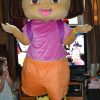 Fantasia Adulto Dora a Exploradora Mascote Luxo