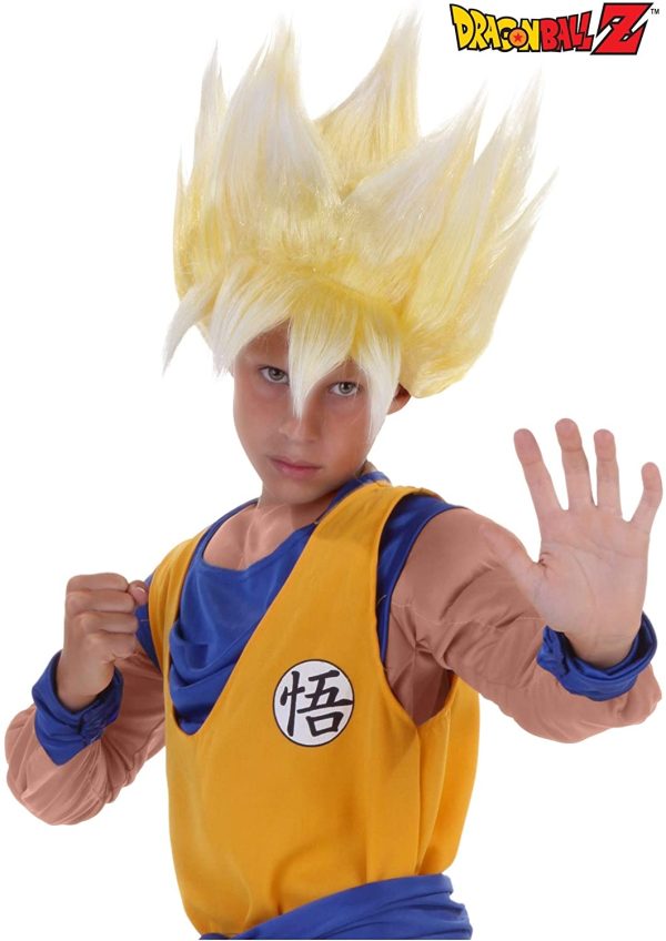 Peruca Super Saiyan Goku Dragon Ball Infantil