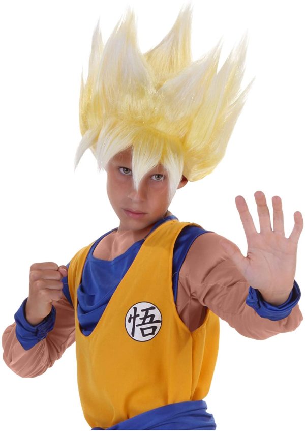 Peruca Super Saiyan Goku Dragon Ball Infantil