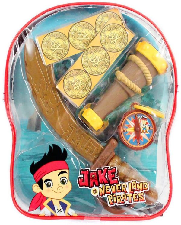 Espada e Luneta Infantil Pirata Jake da Terra do Nunca