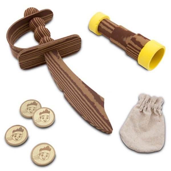 Espada e Luneta Infantil Pirata Jake Luxo Terra do Nunca Espada e Luneta Infantil Pirata Jake Luxo Terra do Nunca