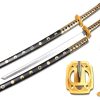 Espada Katana Samurai Ninja de Espuma de borracha Dourada
