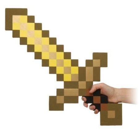 Espada Minecraft Dourada Espada Minecraft Dourada