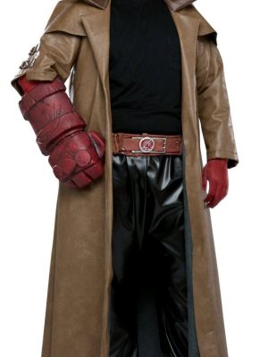Fantasia Adulto Hellboy Luxo Extra Grande
