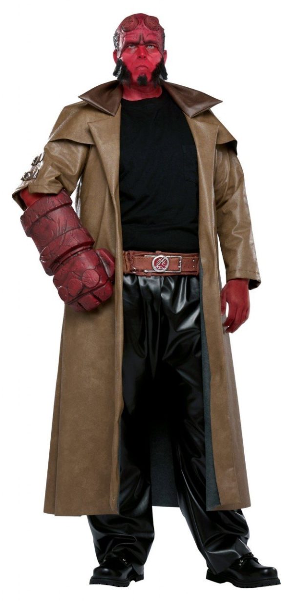 Fantasia Adulto Hellboy Luxo Extra Grande Fantasia Adulto Hellboy Luxo Extra Grande