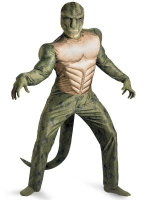 Fantasia Adulto Lagarto Luxo Vilão Homem Aranha Fantasia Adulto Lagarto Luxo Vilão Homem Aranha