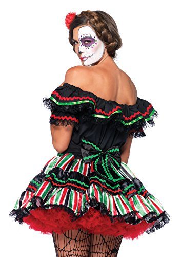 Fantasia Caveira Mexicana Adulto Extra Grande Clássica Fantasia Caveira Mexicana Adulto Extra Grande Clássica