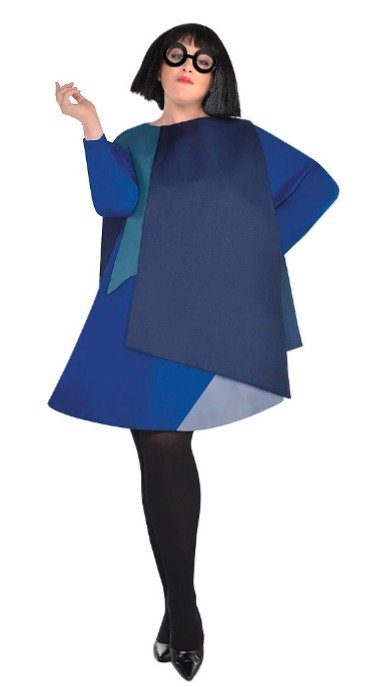 Fantasia Edna Mode Os Incríveis Extra Grande Adulto Fantasia Edna Mode Os Incríveis Extra Grande Adulto