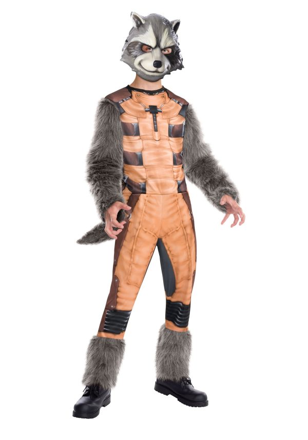 Fantasia Rocket Raccoon Guardiões da Galáxia Infantil Luxo Fantasia Rocket Raccoon Guardiões da Galáxia Infantil Luxo